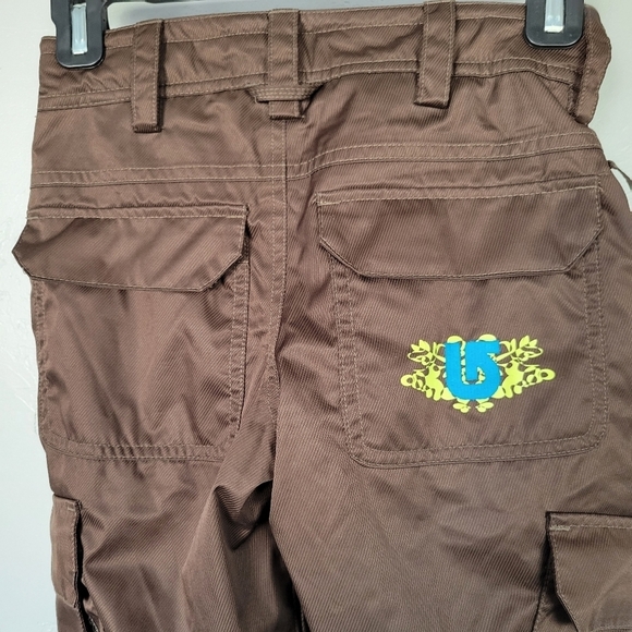 Burton Dryride Brown Snow Pants Girls Small 5/6 Skiing Snowboarding Winter - Picture 4 of 8